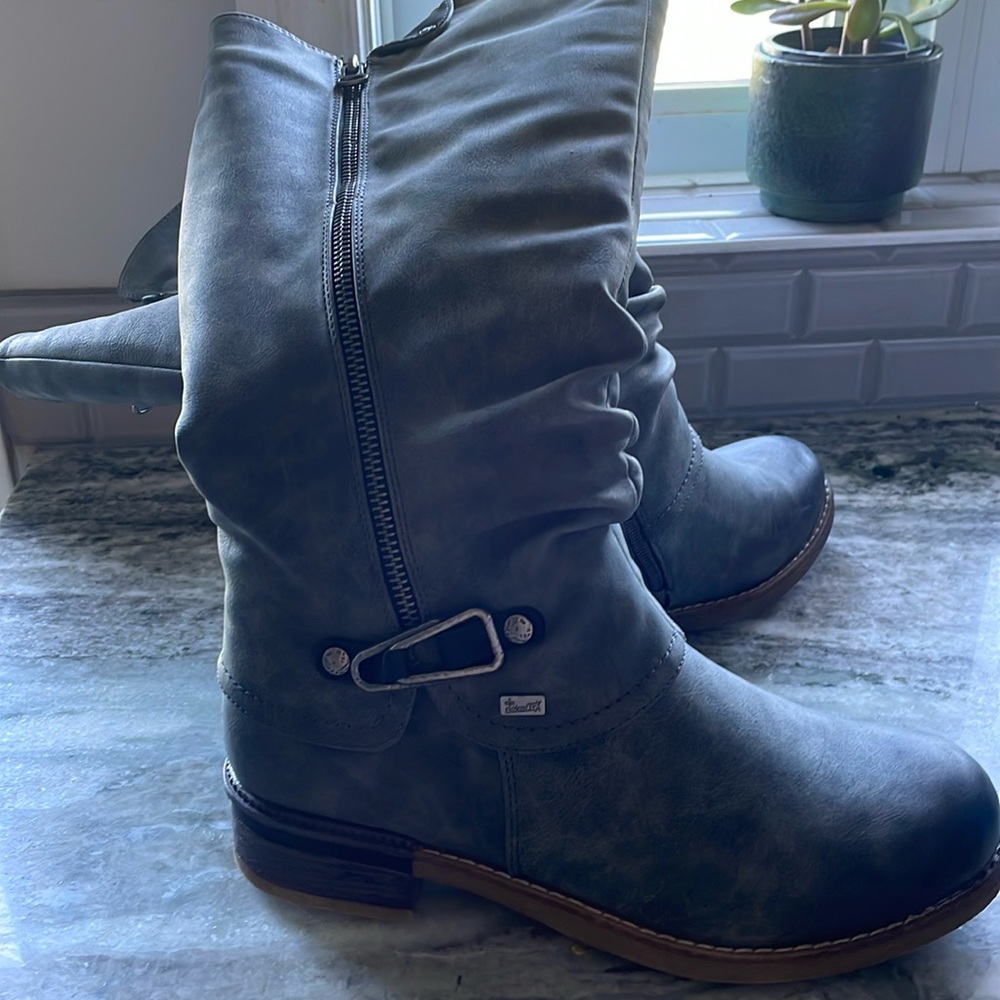 COPY - Beautiful brand new Reiker leather boots.